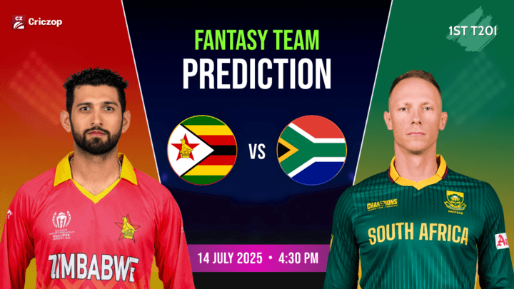 Zimbabwe vs South Africa Dream11 Prediction: Zimbabwe T20I Tri-Series 2025, 1st Match